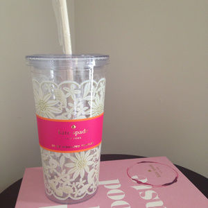 Kate Spade 20oz Tumbler Daisy